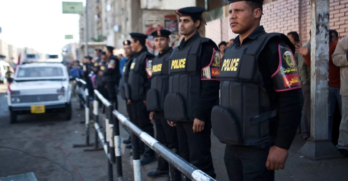 Two police officers were killed during an exchange of gunfire with criminals in Ismailia Governorate in eastern Egypt. (AFP)