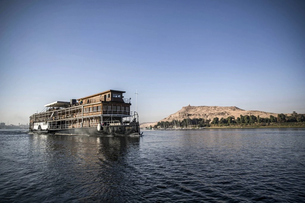 A steam ship cruises along the Nile river by Egypt's southern city of Aswan. (File/AFP)