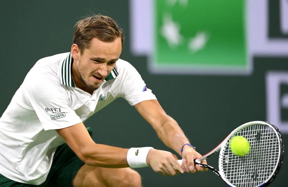 The second-ranked Russian played his first ATP match since capturing his maiden Grand Slam title at Flushing Meadows. (USA TODAY Sports via Reuters)
