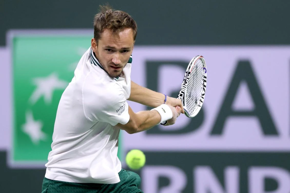 Top-seeded Medvedev wins, Pliskova upset at Indian Wells