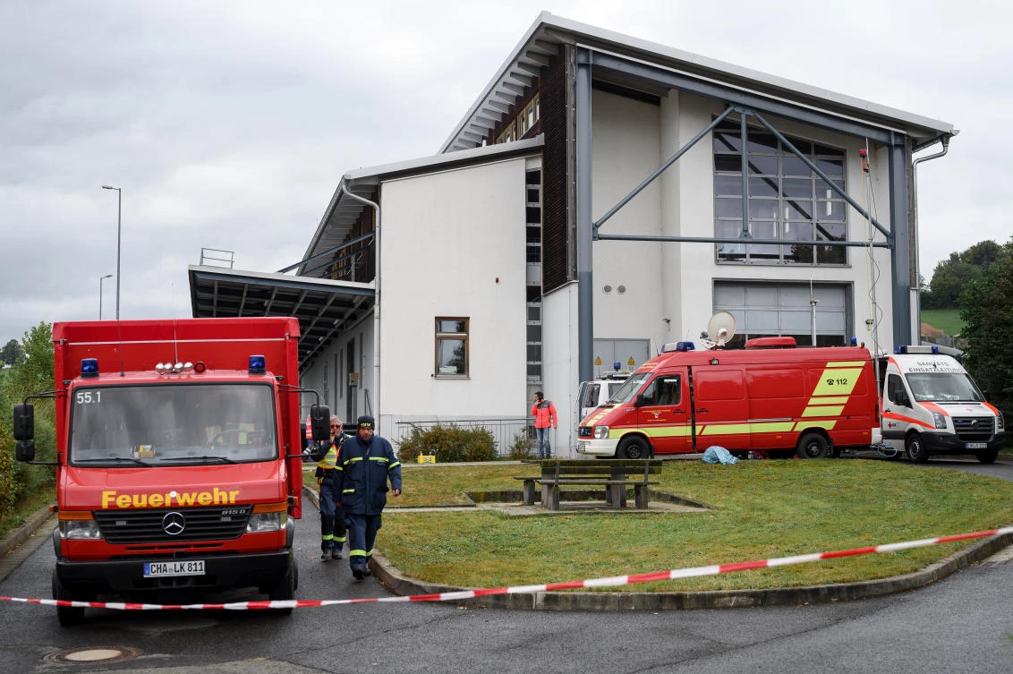 Hundreds of police officers were searching for a missing 8-year-old girl Tuesday in a forested area along the German-Czech border in Bavaria. (AP)