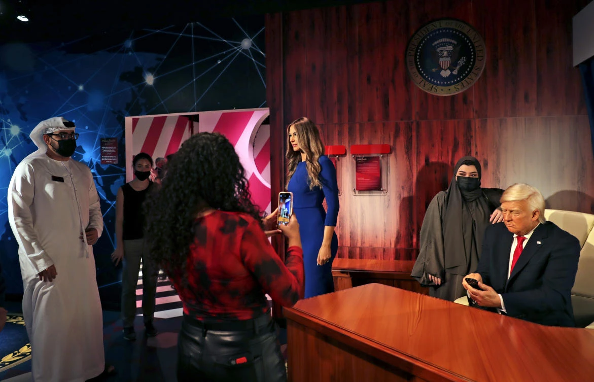 Former US President Trump stars in Madame Tussauds branch in Dubai, Middle East’s first