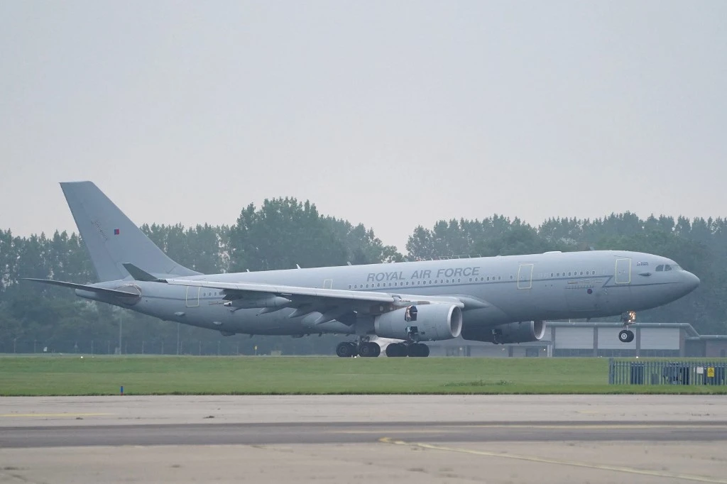The RAF is carrying out missions to extract Afghan translators who manage to cross the border out of Afghanistan, according to the Telegraph newspaper. (File/AFP)