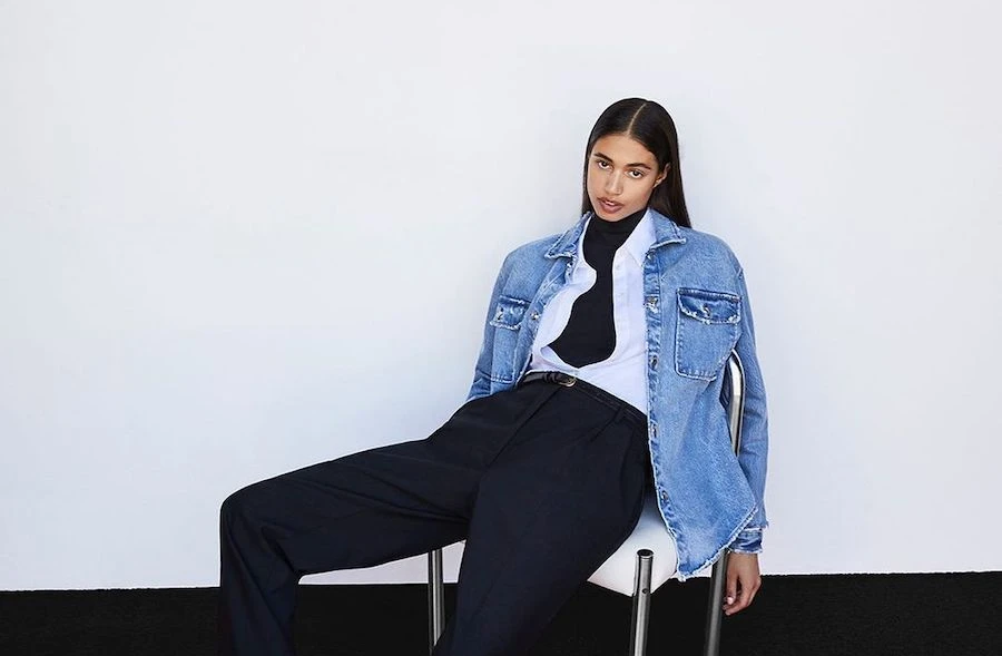 Malika El-Maslouhi fronts a new campaign for Frame. Instagram