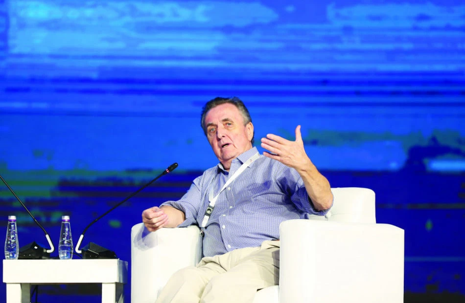Roger Harrison was one of the speakers at a media forum in Riyadh in 2019. (Supplied)