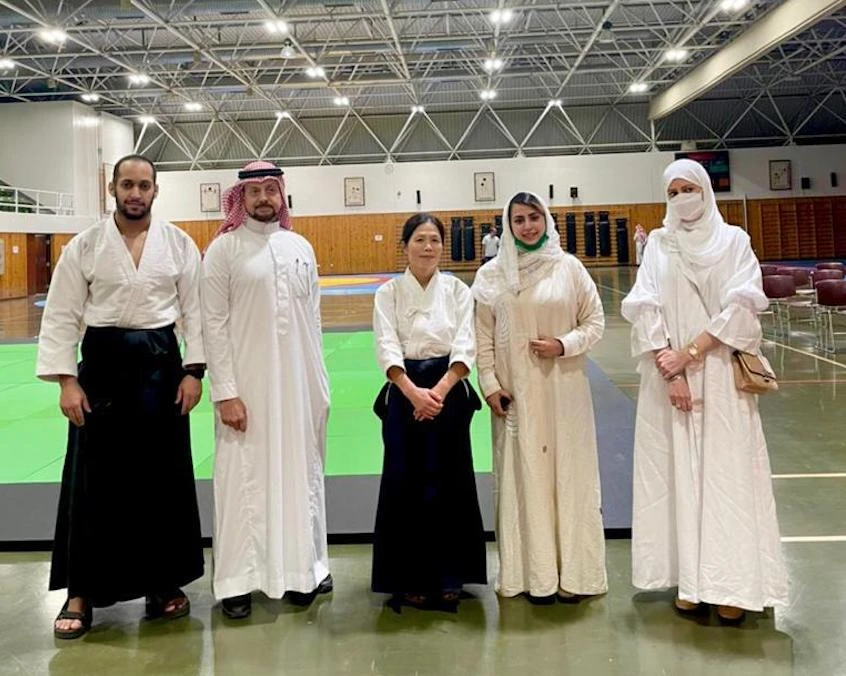Dr Satomi Ishikawa of the International Aikido Federation on her visit to Saudi Arabia. (Saudi Aikido Committee)