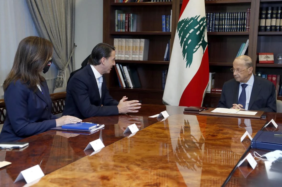 US mediator and Lebanese officials discuss future of border talks with Israel