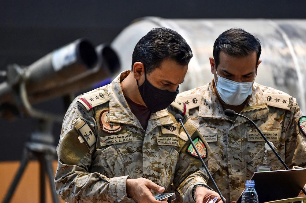 Saudi defenses intercept ballistic missile launched by Yemen’s Houthi militia toward Jazan
