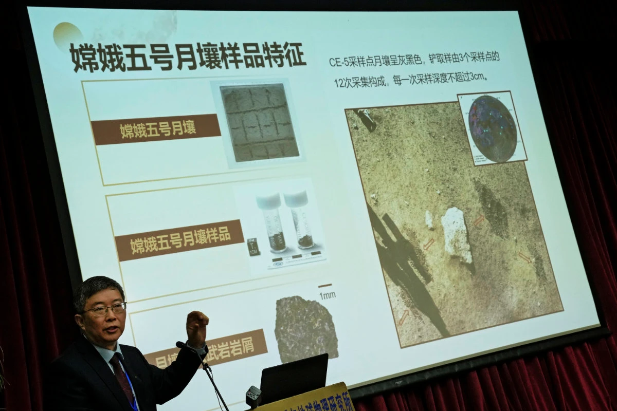 China says moon rocks offer new clues to volcanic activity