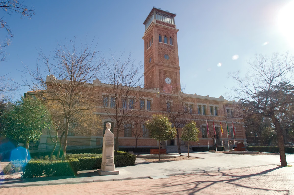 Casa Arabe’s elegant red-brick building used to be a school, constructed in the late 19th century in a style known as Neo-Mudejar, a kind of revival of Moorish architecture. (Supplied)