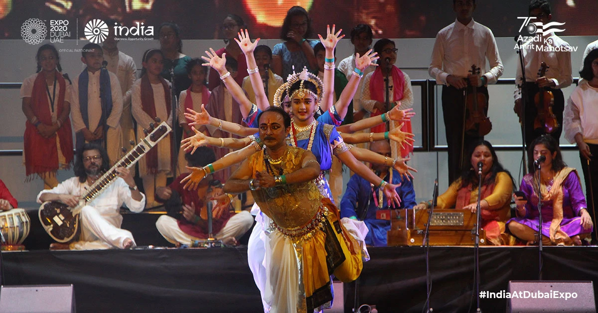 Ancient and modern fuse together at the Indian pavilion at Expo 2020 Dubai