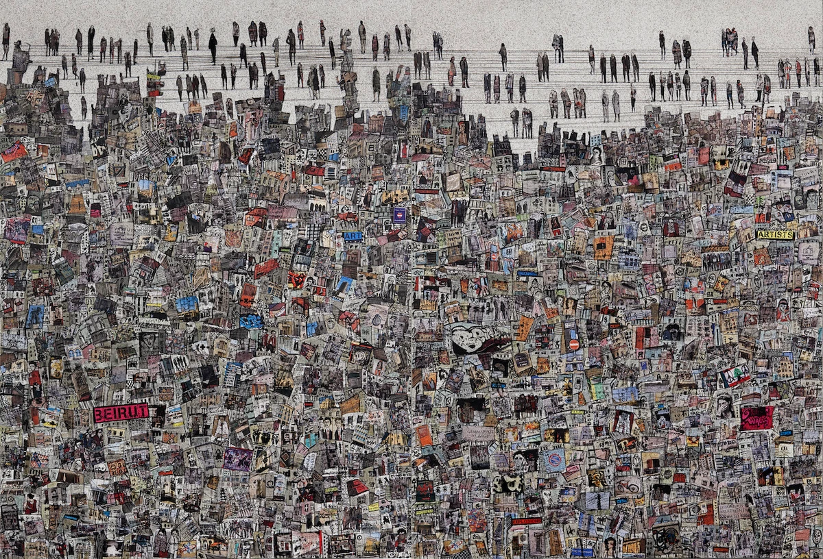 Zena ASSI, Tenir à un fil, 2012. (Supplied)