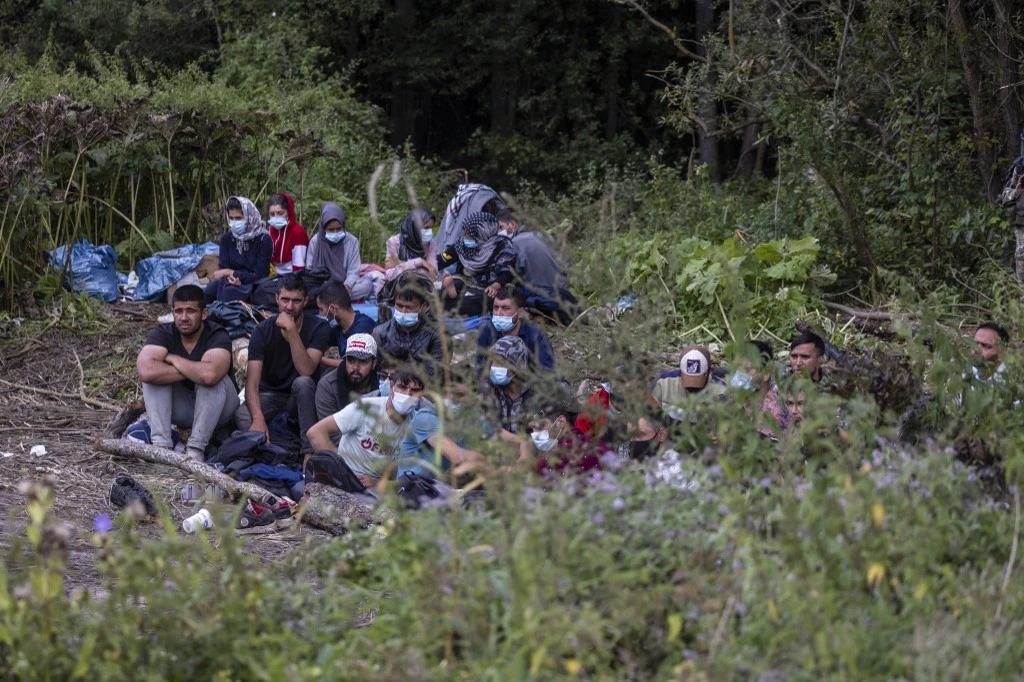 Belarus has been accused of offering migrants tourist visas and helping them across its border. (File/AFP)