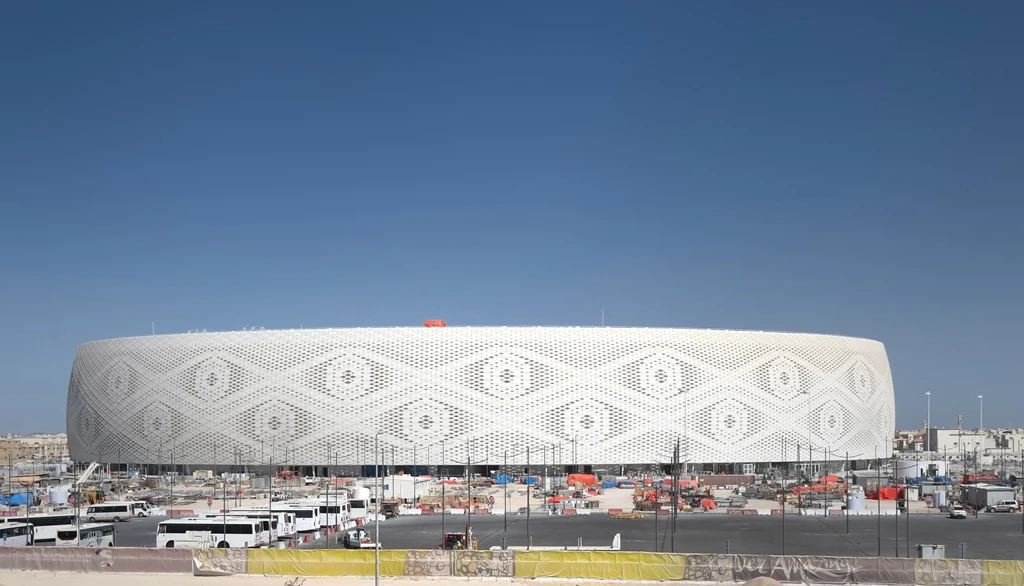 Qatar inaugurated on Friday its fifth stadium for the 2022 World Cup, Al Thumama stadium, 12 kilometres south of the capital Doha, that has 40,000 seats. (Shutterstock)