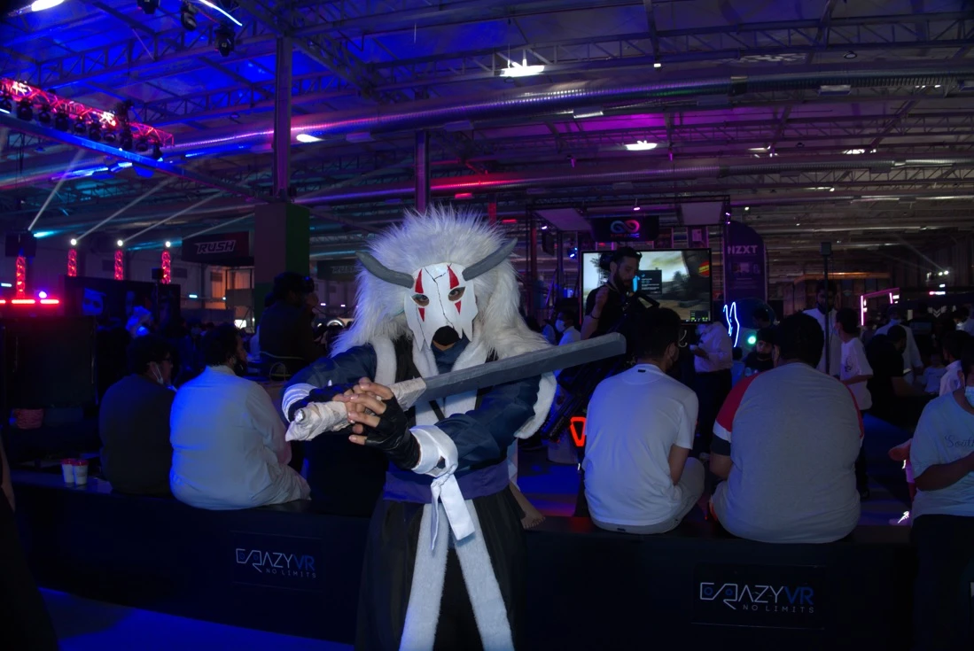 Thousands of video game lovers descended upon the Riyadh Front on Friday for the RUSH Festival. (Huda Bashatah/ Arab News)
