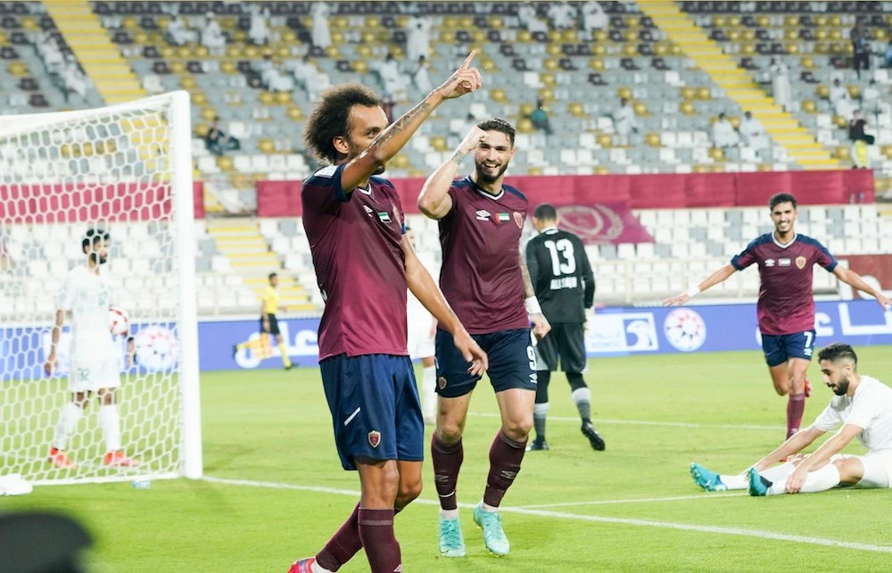Al-Wahda put on an emphatic attacking display to thrash newly promoted Emirates Club 4-1 at Al-Nahyan Stadium. (Twitter: @AlWahdaFCC)