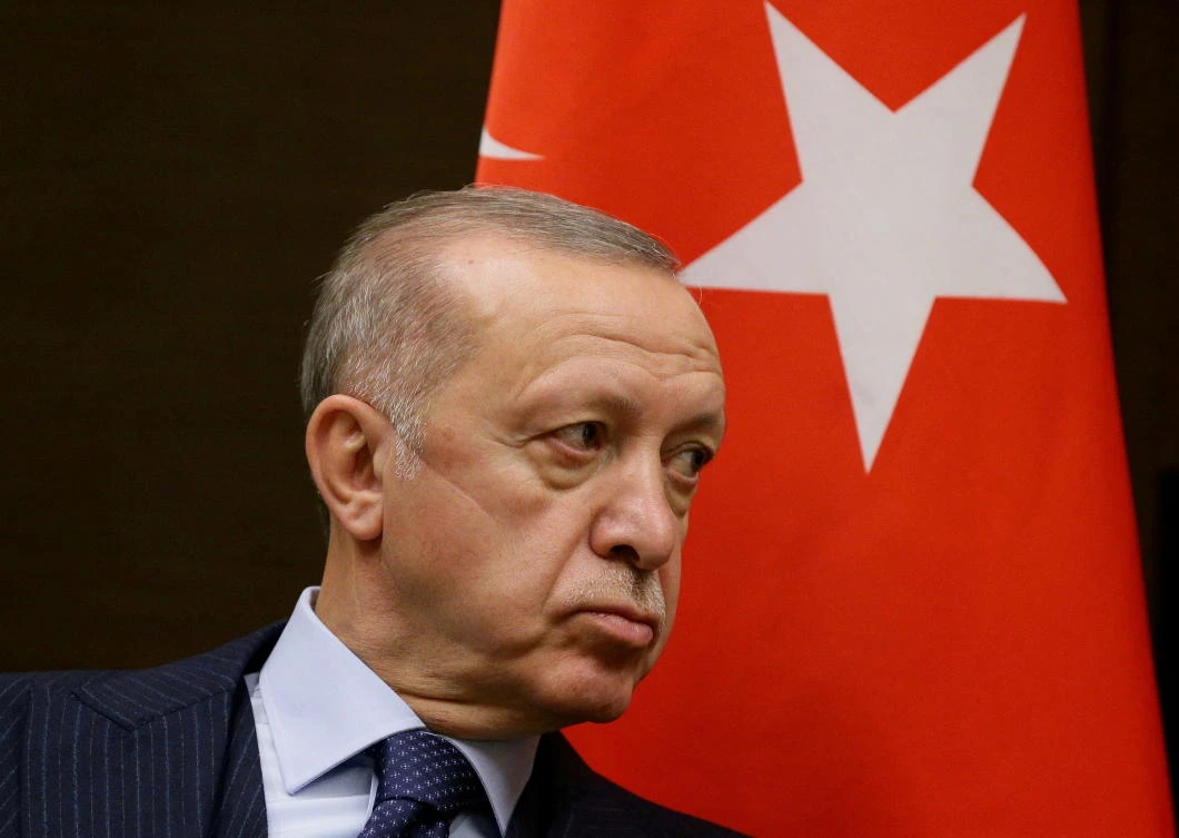 Turkish President Tayyip Erdogan in Sochi, Russia September 29, 2021. (File/Reuters)