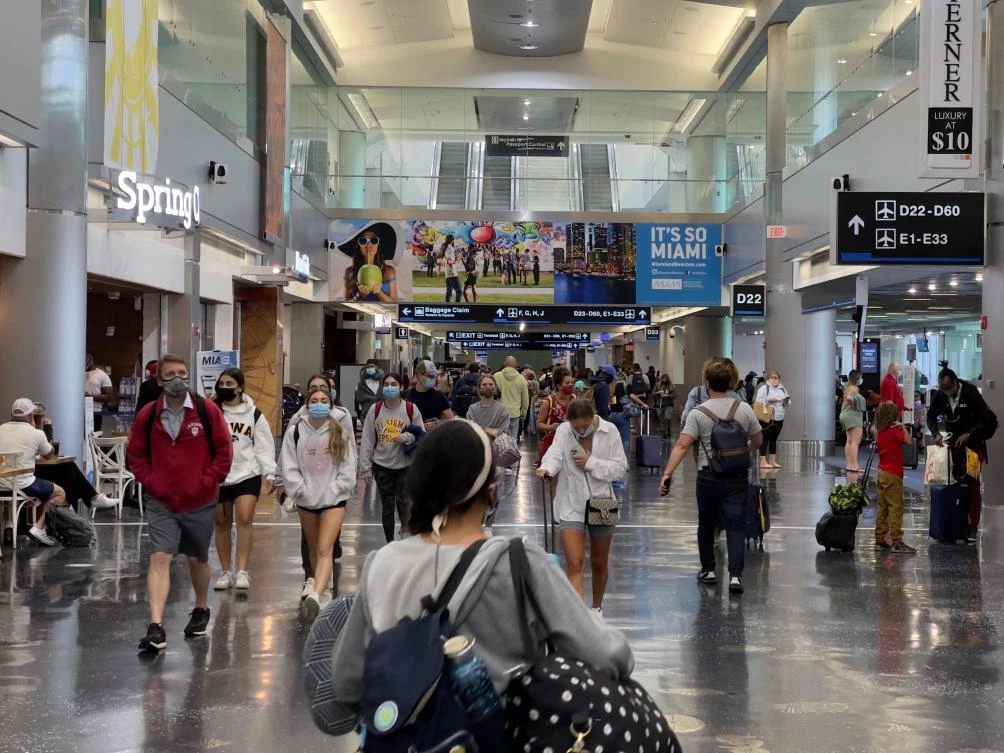 Under the policy, those who are vaccinated will need to show proof of a negative COVID-19 test within three days of travel, while the unvaccinated must present a test taken within one day of travel. (AFP)