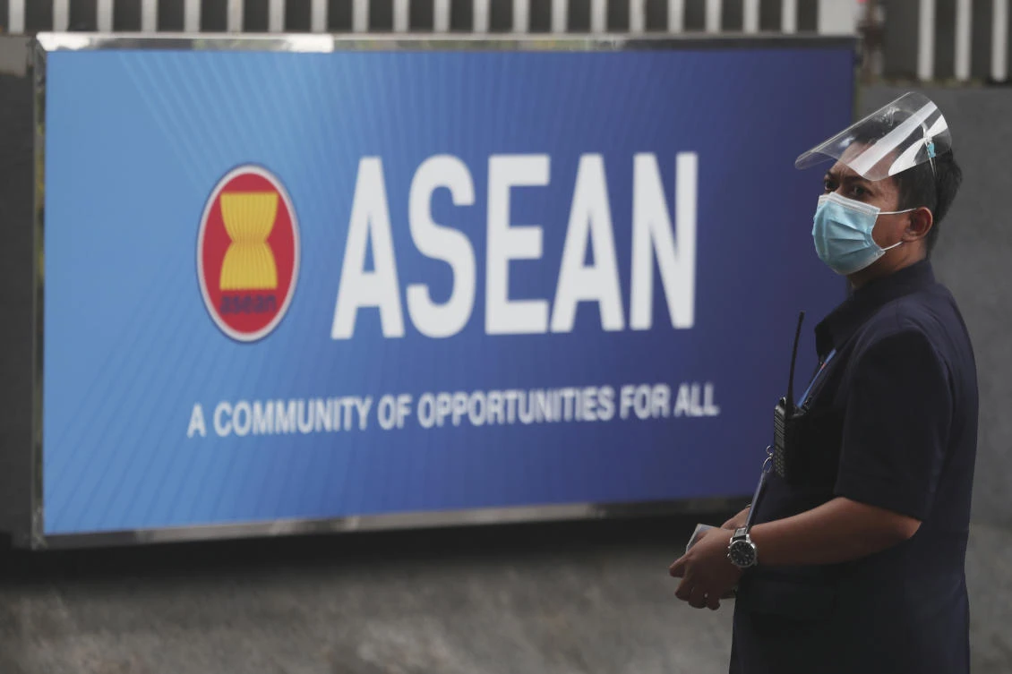 ASEAN’s sanctioning of Myanmar marked a shift from the bloc’s bedrock principles of non-interference in each other’s domestic affairs and decision by consensus. (AP)