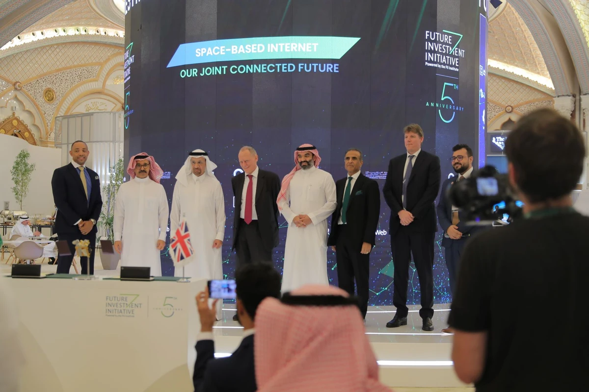 NEOM's tech arm, OneWeb sign a $200m joint venture for high-speed satellite