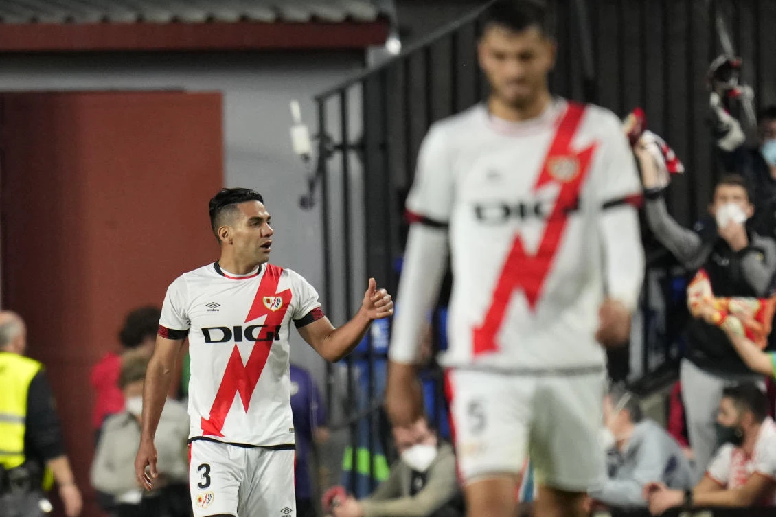 Falcao rolls back the years to pile on misery for Barcelona