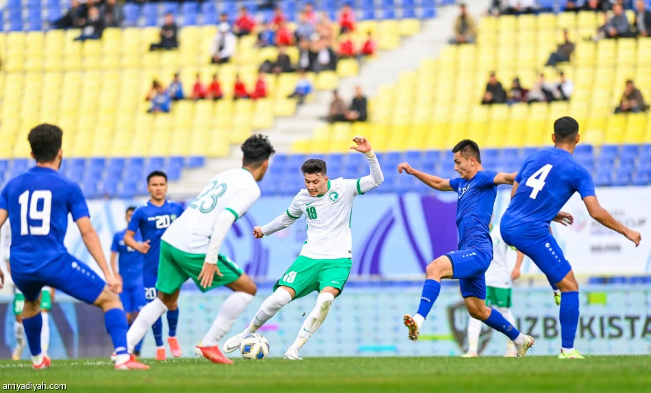 Saudi Arabia and Uzbekistan drew 2-2 in the opening qualifier for the 2022 AFC U23 Asian Cup. (SAFF)