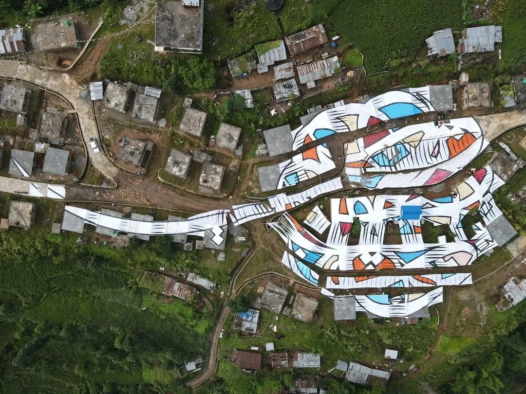 Famed French-Tunisian artist eL Seed unveils new work in Nepal
