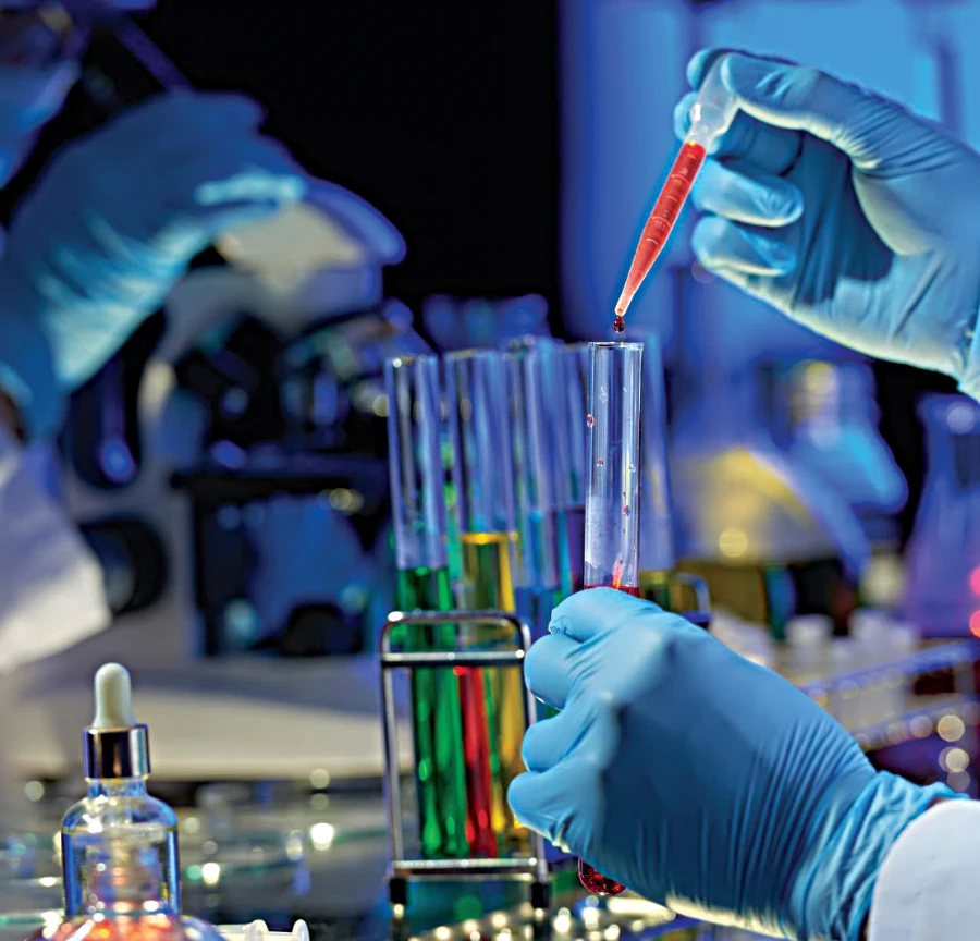 Biotech involves technology that uses biological systems and living organisms such as molecules to develop new products. (Social media)