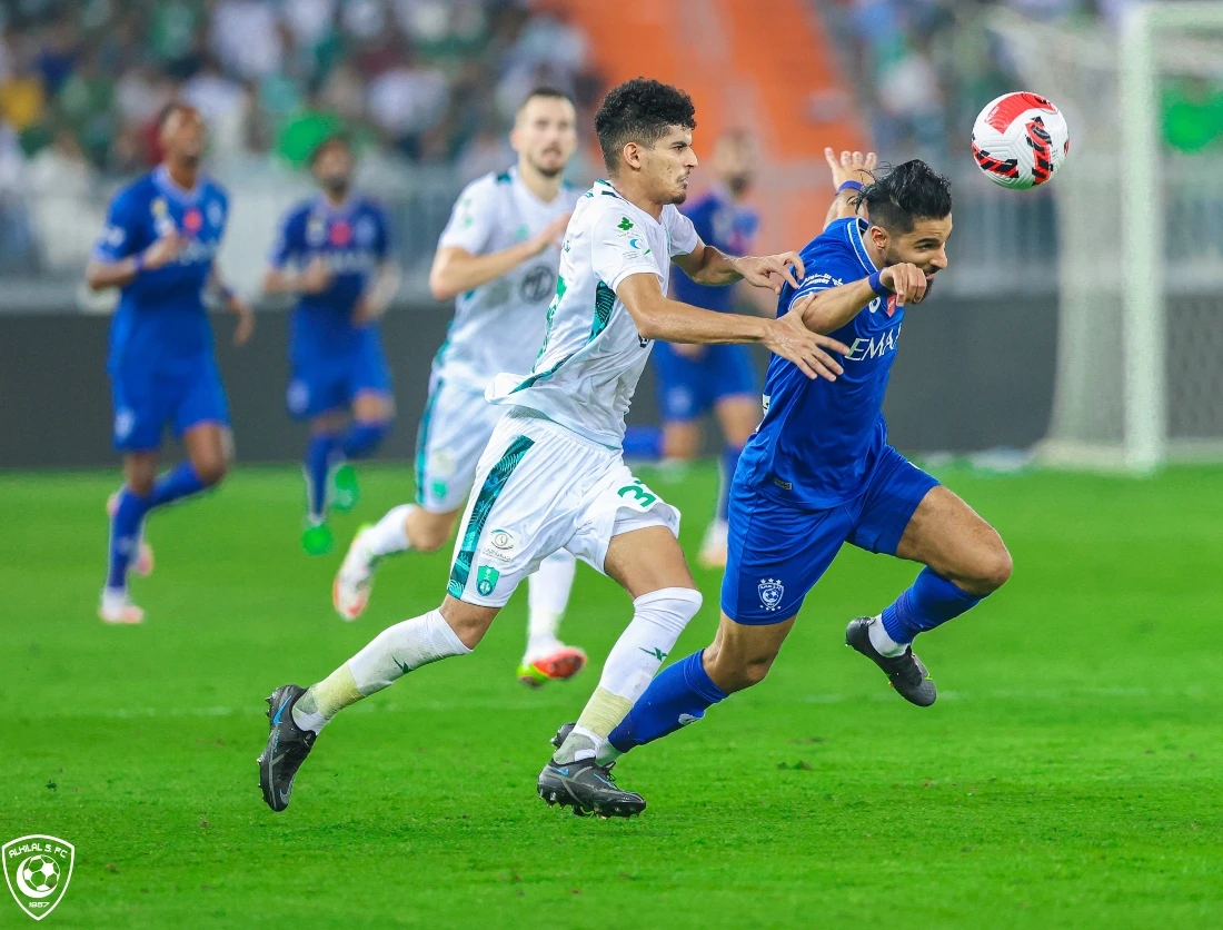 Al-Hilal drew 1-1 at Al-Ahli on Friday. (Twitter)