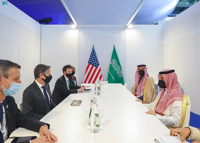 Saudi and US foreign ministers discuss developments in Sudan
