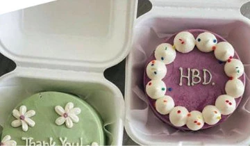 Lunch box cakes