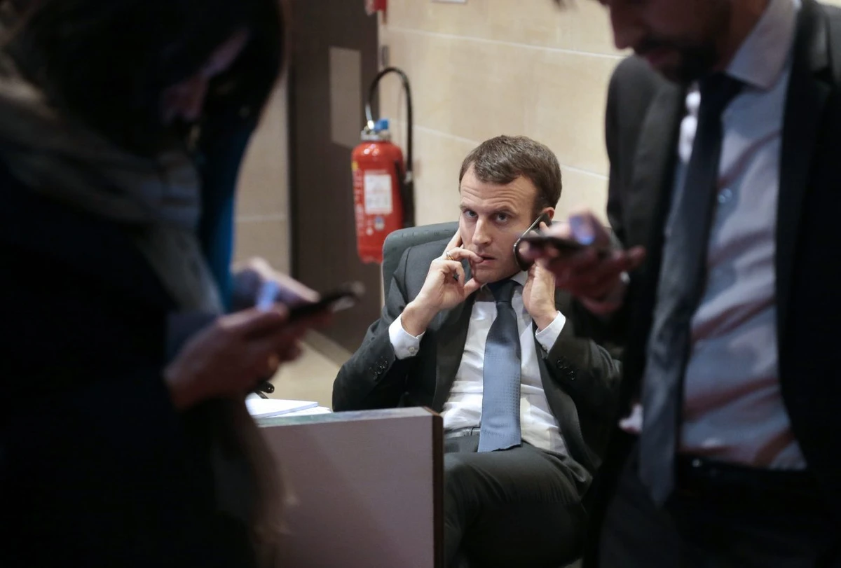 French President Emmanuel Macron. (AFP)