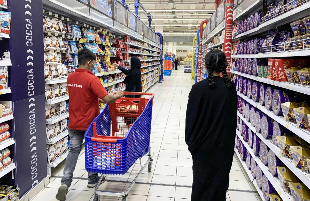 A woman shops for snacks at a supermarket in Saudi Arabia's capital Riyadh. (AFP file photo)