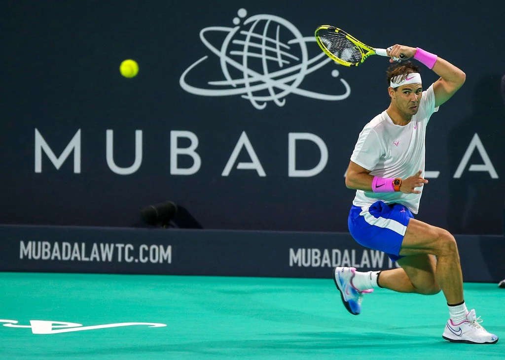 The joint record-holder of most male Grand Slam titles has chosen Abu Dhabi to begin his 2022 campaign. (AFP)
