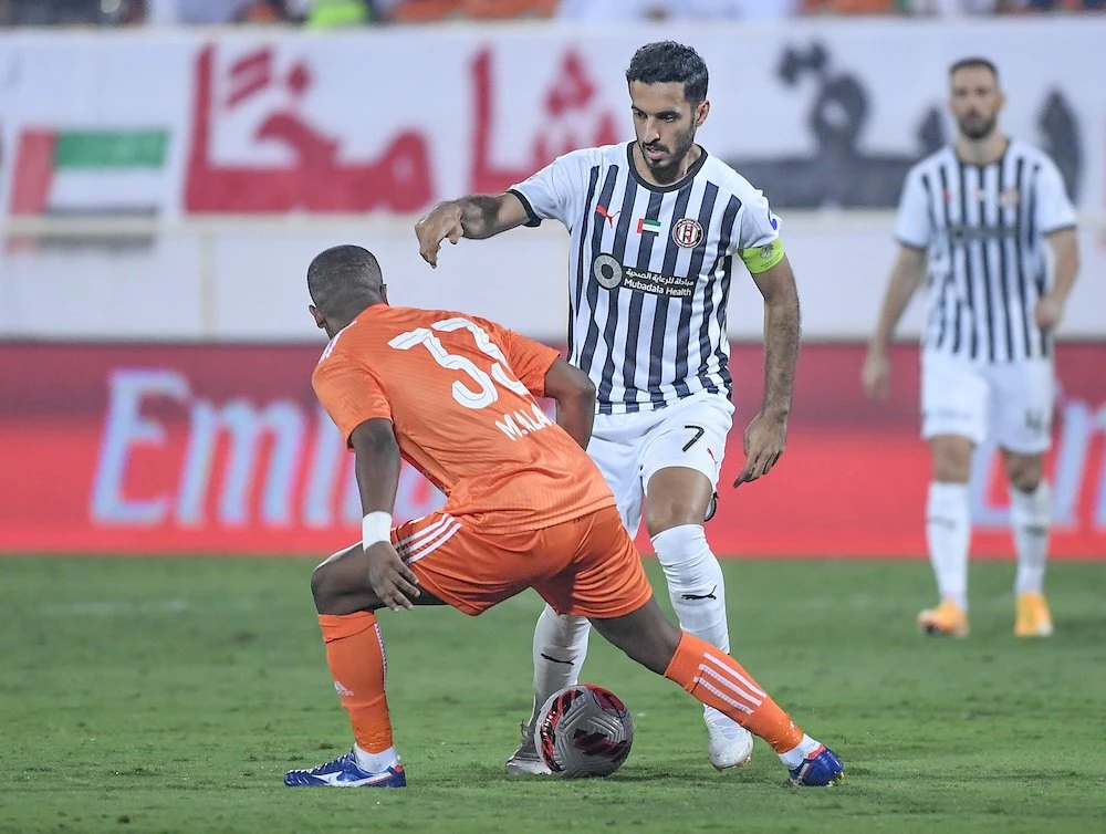 Ajman beat visiting Al-Jazira 2-1 at Rashid Bin Saeed stadium in the ninth week of UAE Pro League. (Twitter: @AlJazira_uae_EN)