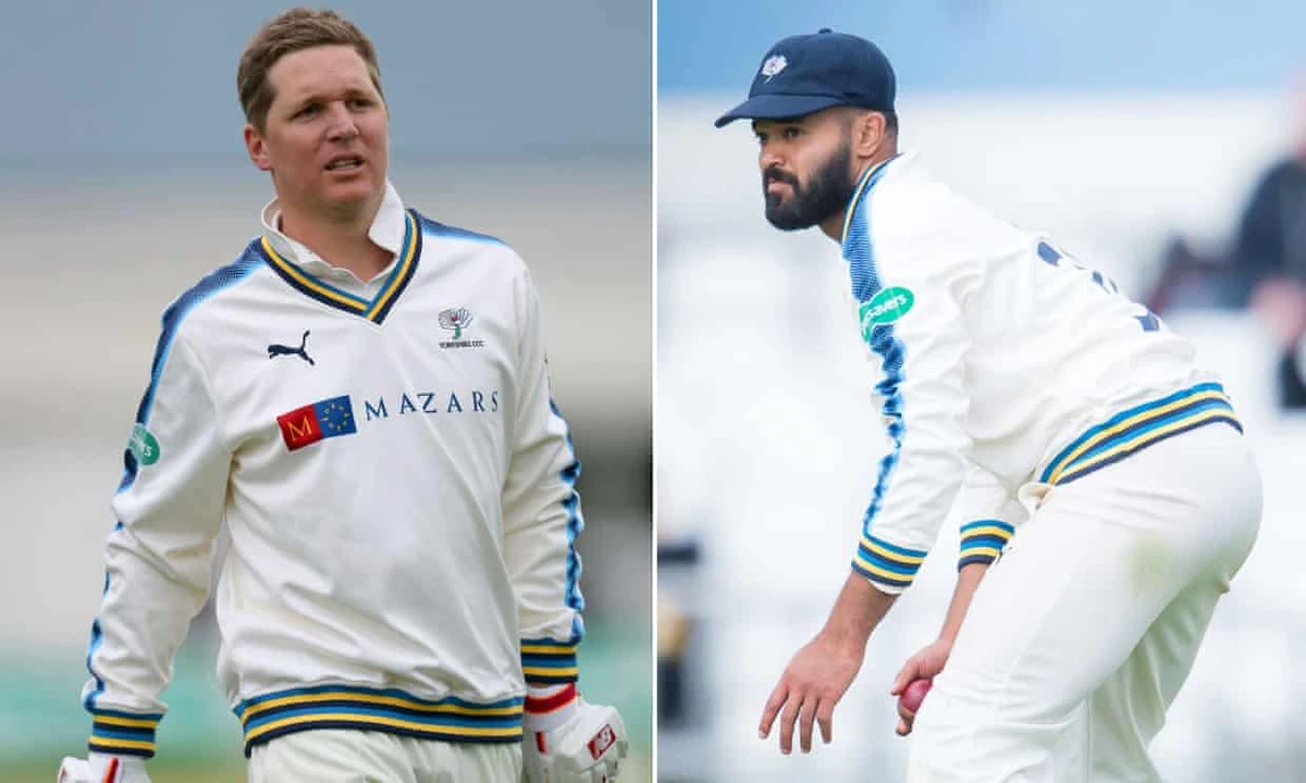 Gary Ballance, left, and Azeem Rafiq are former Yorkshire teammates. (Reuters)