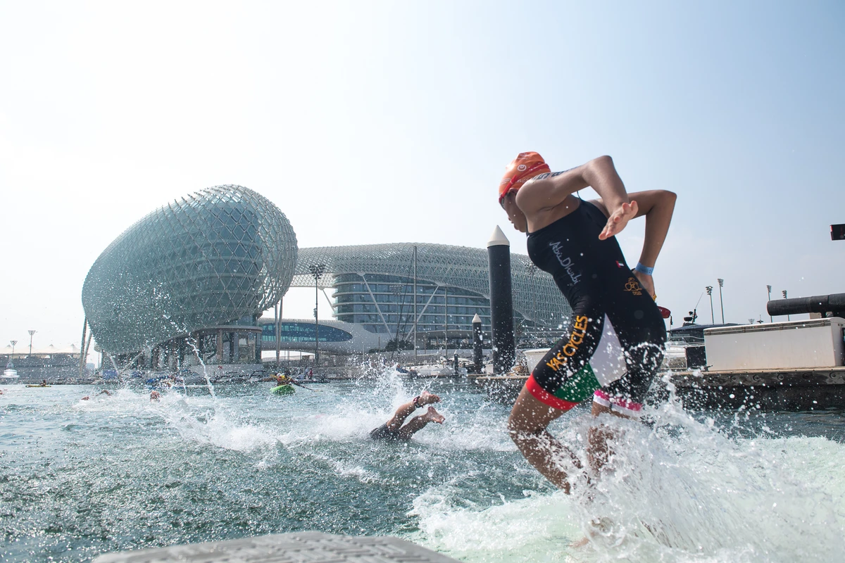 The World Triathlon Championship Series Abu Dhabi welcomed over 2000 athletes to Yas Marina Circuit over the weekend. (ADSC)