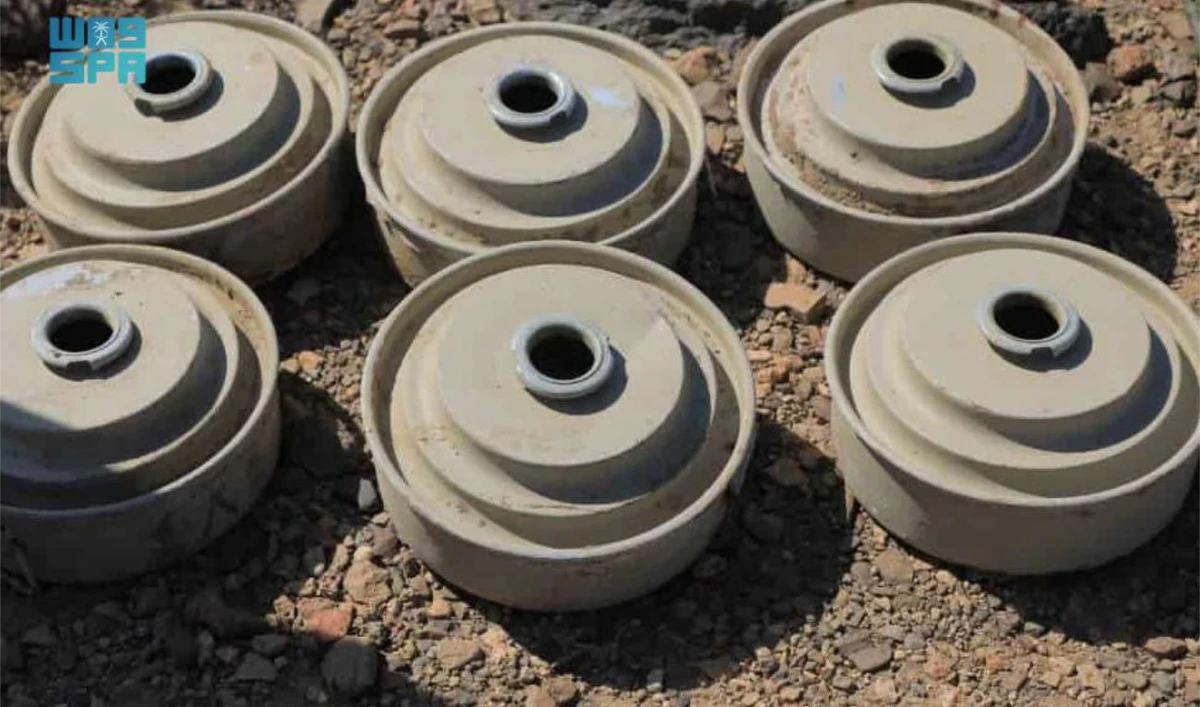 Saudi project clears 1,443 Houthi mines in Yemen
