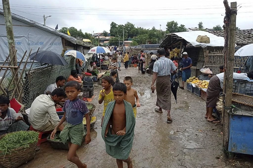 Since February 1, hundreds of thousands of people have been forced to flee their homes due to violence across Myanmar and 223,000 people remain internally displaced. (AFP)