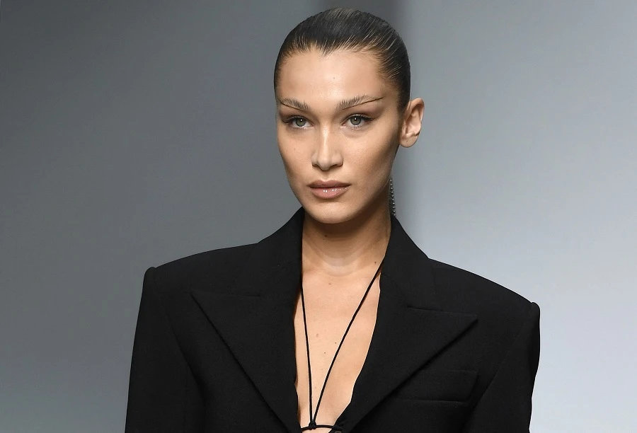 The part-Palestinian model has been transparent about her mental health with fans. File/AFP