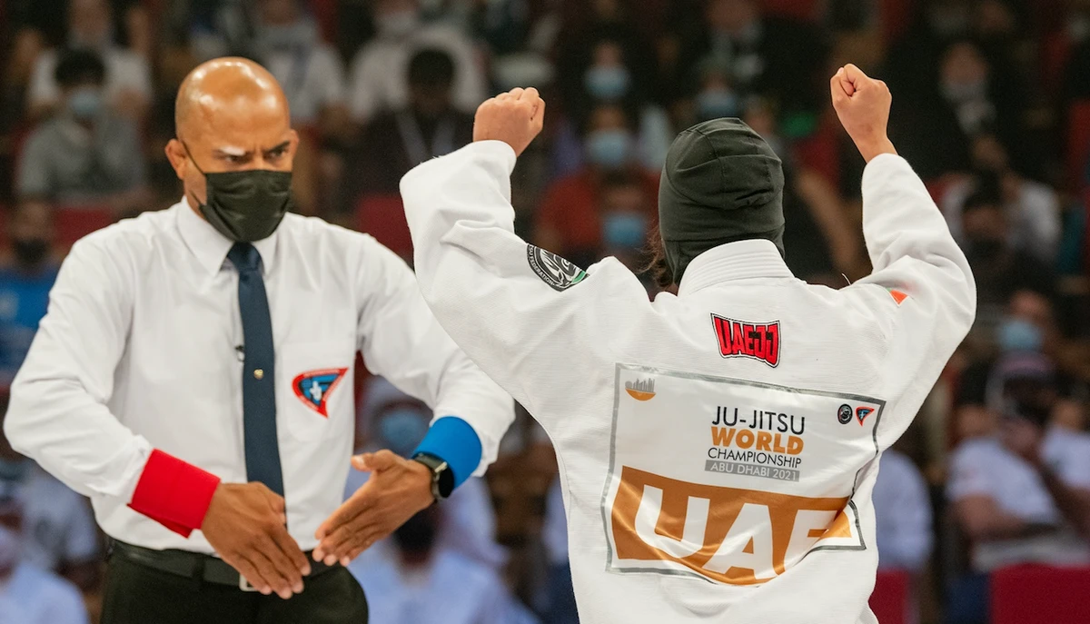 The UAE’s under-18 female team has performed heroically at the Jiu-Jitsu World Championship in Abu Dhabi. (JJWC)