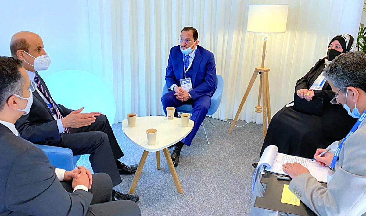 Al-Sheikh discussed with the Bahraini and Qatari counterparts the Saudi model in e-learning and distance education. (SPA)