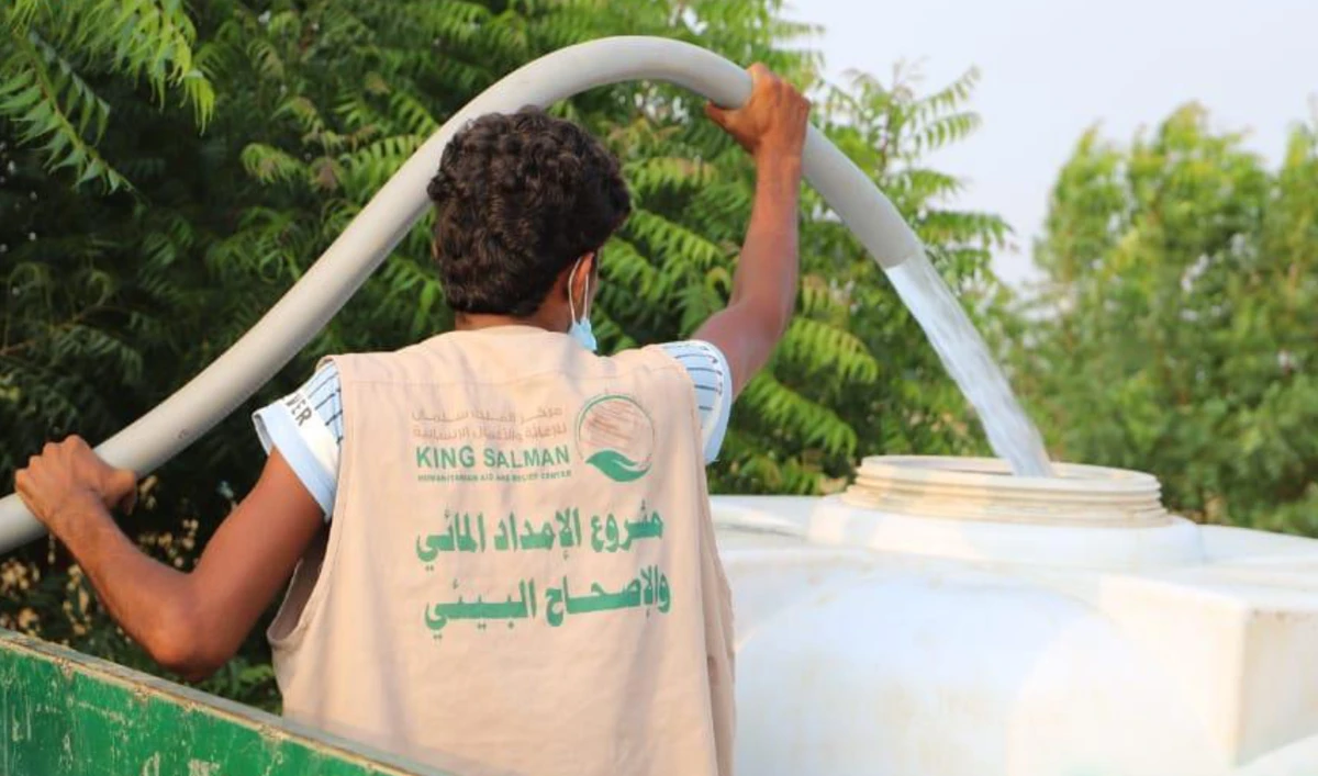In one month, more than 4.4 million liters of drinking water and 12 million liters of non-potable water was pumped into tanks across the two regions.. (SPA)