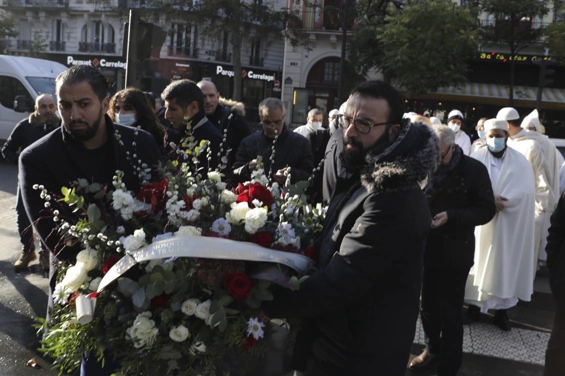 Paris Muslim leaders mark 6 years since Bataclan attacks
