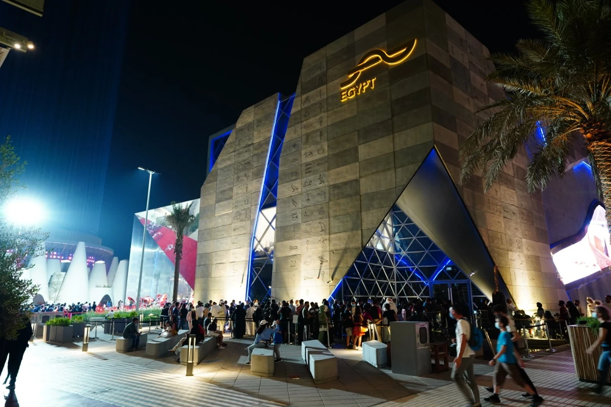 Since the opening of Expo 2020 Dubai in early October, the Egyptian pavilion has received about 220,000 visitors. (@Trade_Industry)