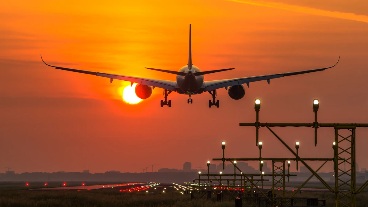 Airbus 350 Landing At Schiphol Airport (Getty)