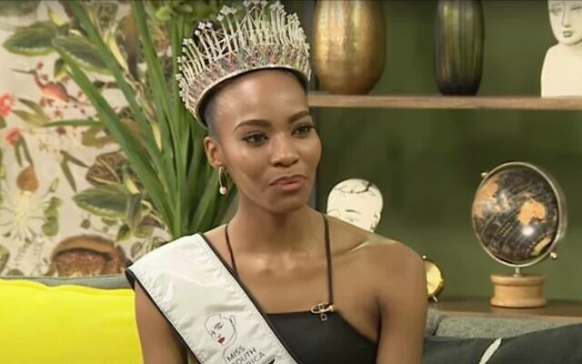 Miss South Africa Lalela Mswane. (Screenshot: YouTube)
