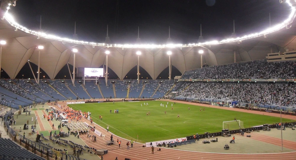 Next week, 58,000 fans will flock to the stadium for the final of the 2021 AFC Champions League between Al-Hilal and South Korea’s Pohang Steelers. (Wikimedia Commons/على المزارقهر)