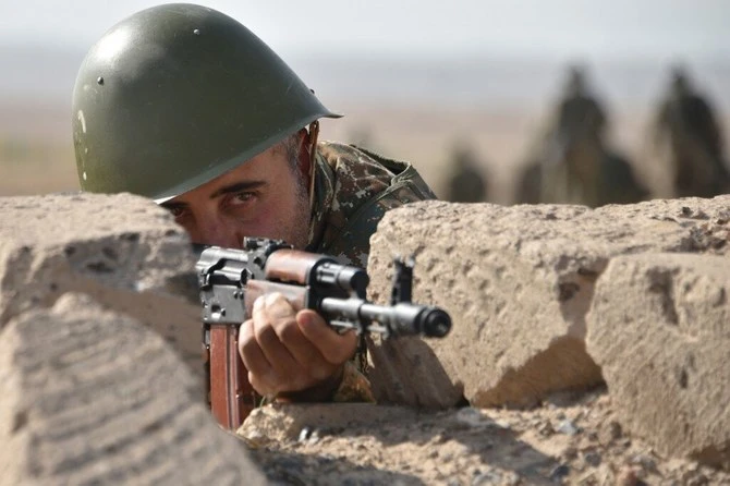 Armenia on Tuesday reported deaths and the loss of military positions in border clashes with Azerbaijani troops, a year after the arch-foes fought a war over the disputed Nagorno-Karabakh region. (AFP)