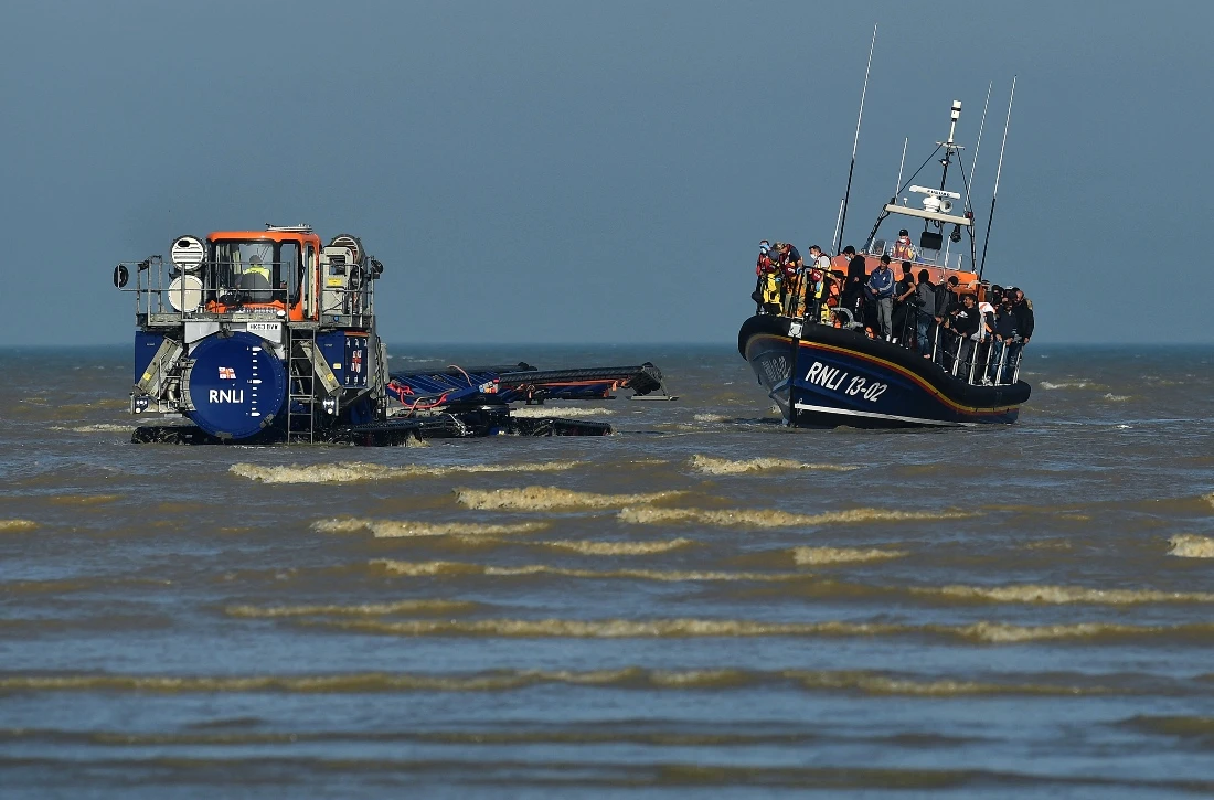 A study by the Refugee Council said that those who make the crossing are likely to be allowed to remain in the UK as refugees. (File/AFP)
